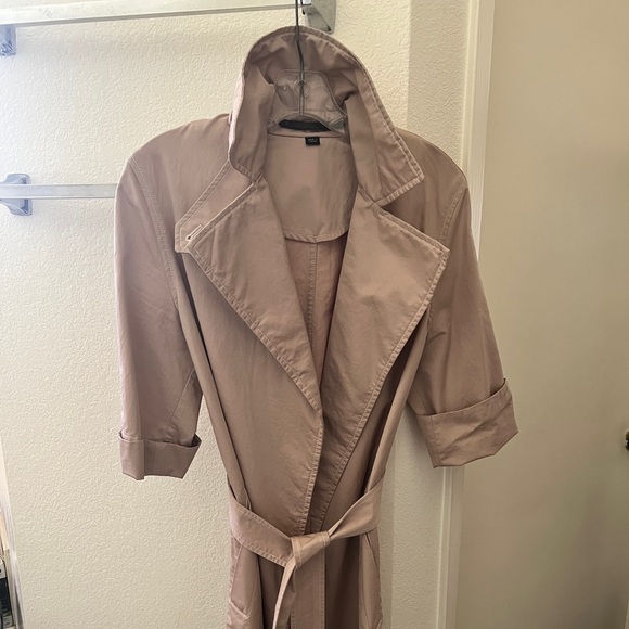 Allsaints Luna 3/4 sleeve trench coat - Picture 4 of 5